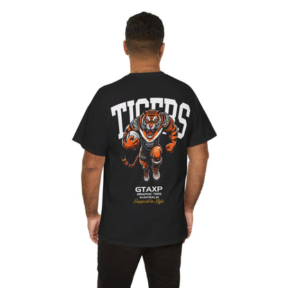 Tigers Rugby League Graphic Tee Graphic Tees Australia Black / S Graphic T-Shirt Australia -  Cool Graphic T-Shirts Online -  Tigers Rugby League T Shirt | Footy Supporters Gear