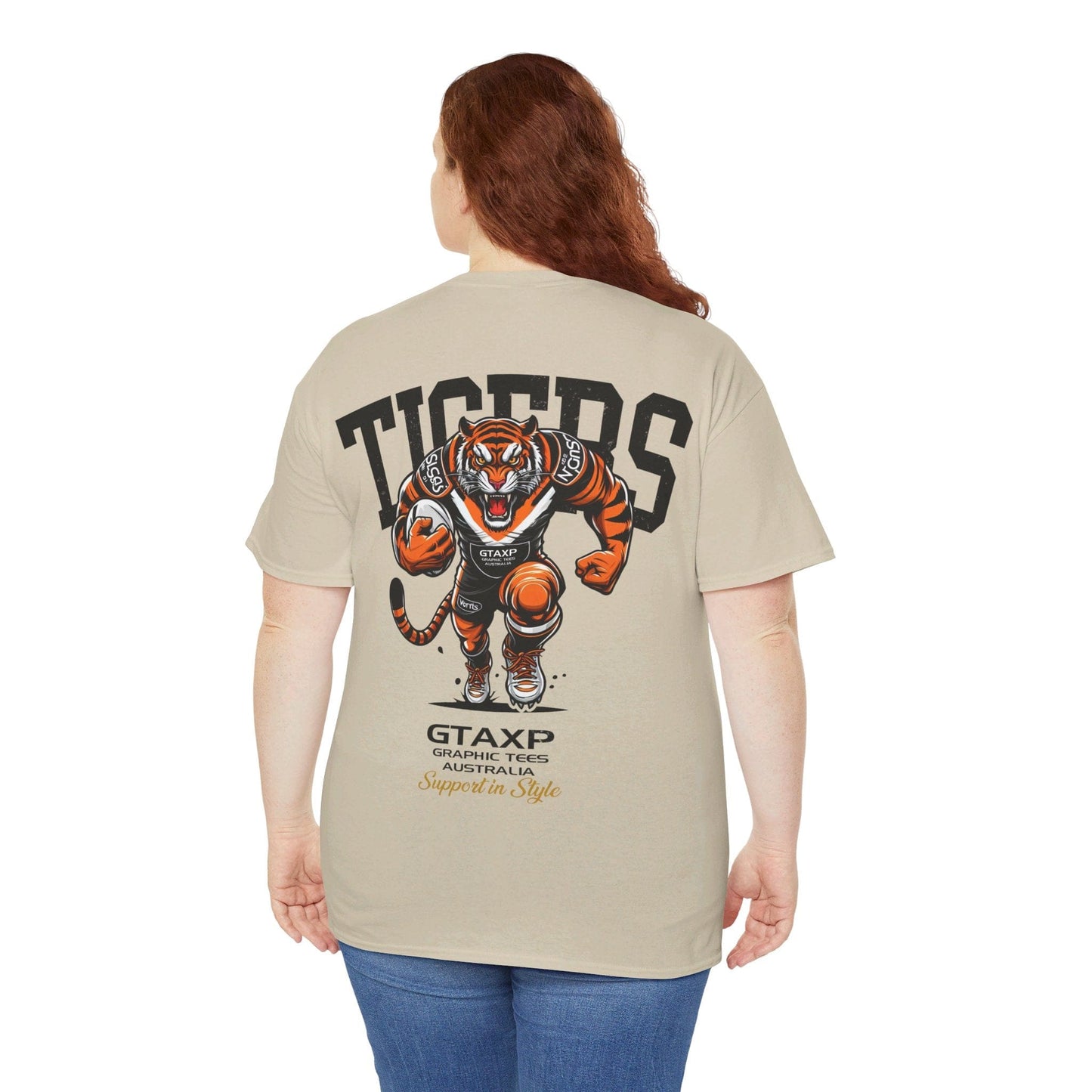 Tigers Rugby League Graphic Tee Graphic Tees Australia Graphic T-Shirt Australia -  Cool Graphic T-Shirts Online -  Tigers Rugby League T Shirt | Footy Supporters Gear