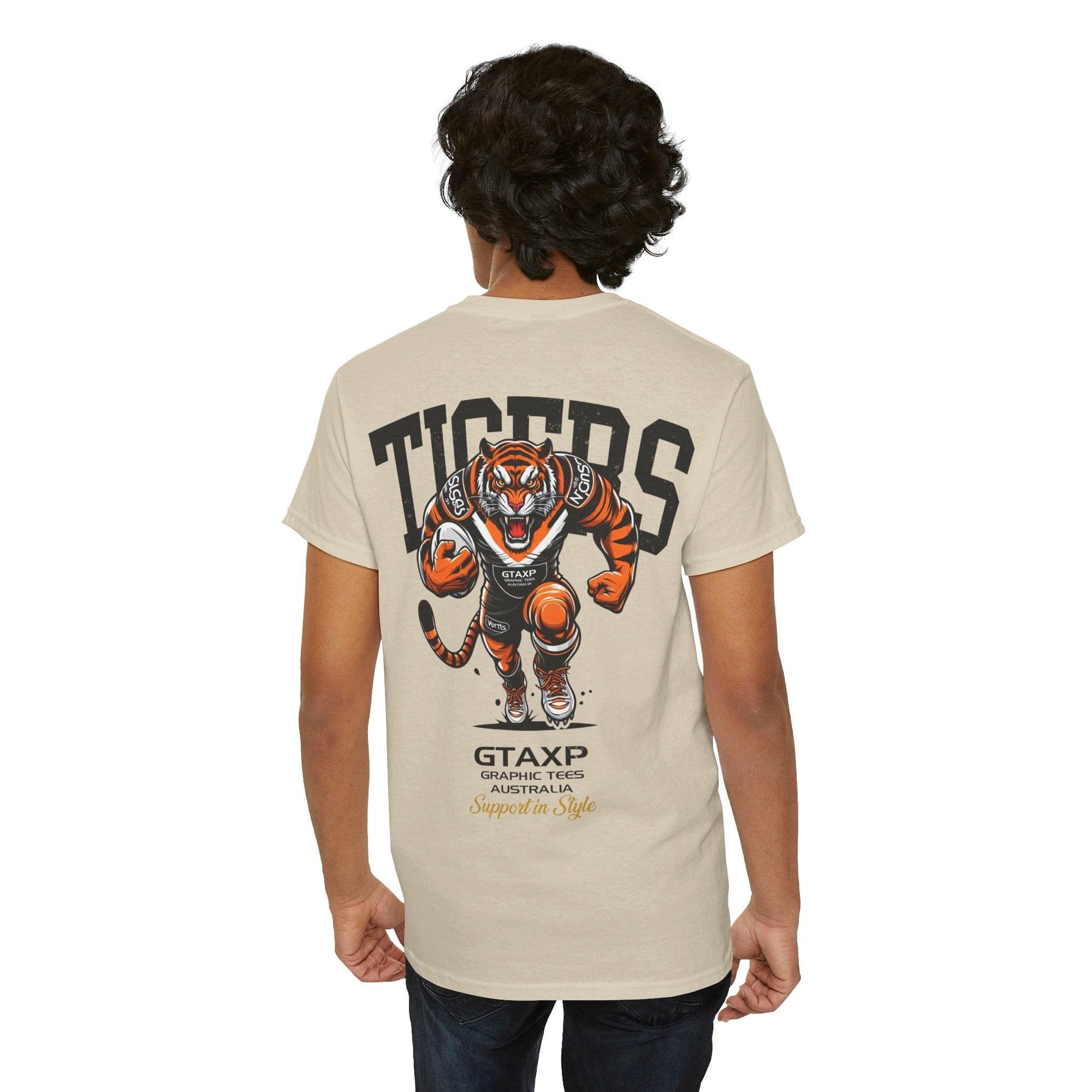 Tigers Rugby League Graphic Tee Graphic Tees Australia Graphic T-Shirt Australia -  Cool Graphic T-Shirts Online -  Tigers Rugby League T Shirt | Footy Supporters Gear