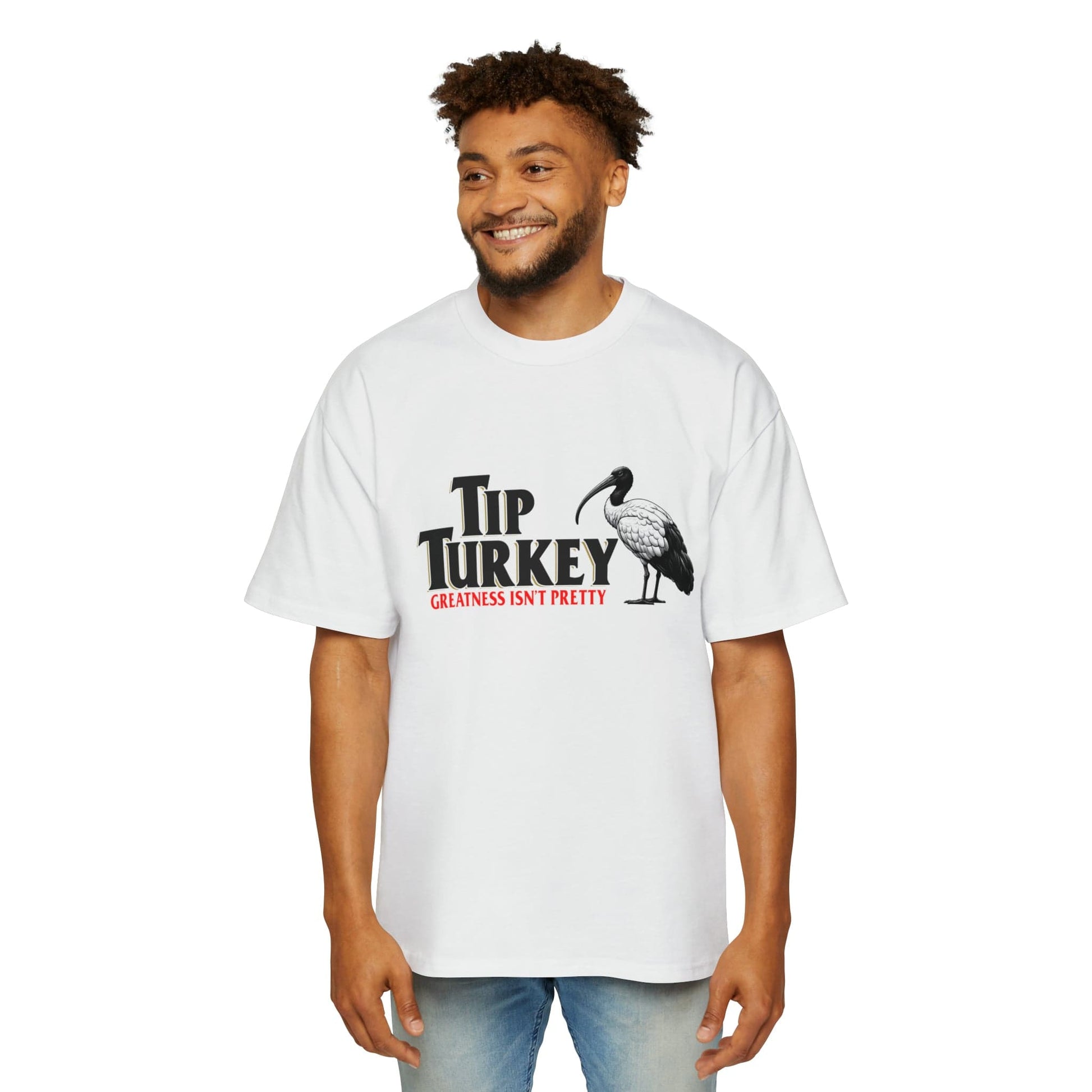 Tip Turkey Oversized Tee Graphic Tees Australia Graphic T-Shirt Australia -  Cool Graphic T-Shirts Online -  Tip Turkey Oversized Tee 