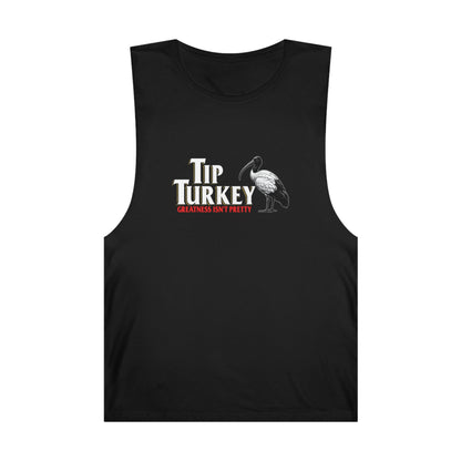 Tip Turkey Tank Top Graphic Tees Australia Black / XS Graphic T-Shirt Australia -  Cool Graphic T-Shirts Online - 