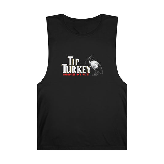 Tip Turkey Tank Top Graphic Tees Australia Black / XS Graphic T-Shirt Australia -  Cool Graphic T-Shirts Online - 