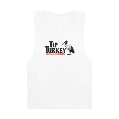 Tip Turkey Tank Top Graphic Tees Australia White / XS Graphic T-Shirt Australia -  Cool Graphic T-Shirts Online - 