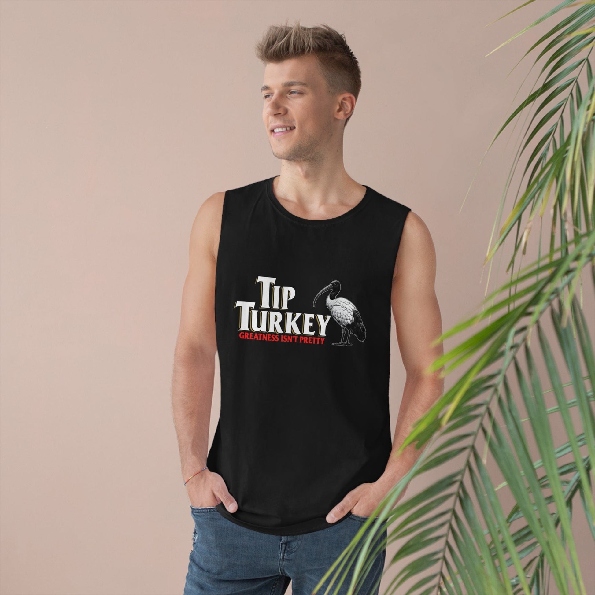 Tip Turkey Tank Top Graphic Tees Australia Graphic T-Shirt Australia -  Cool Graphic T-Shirts Online - 