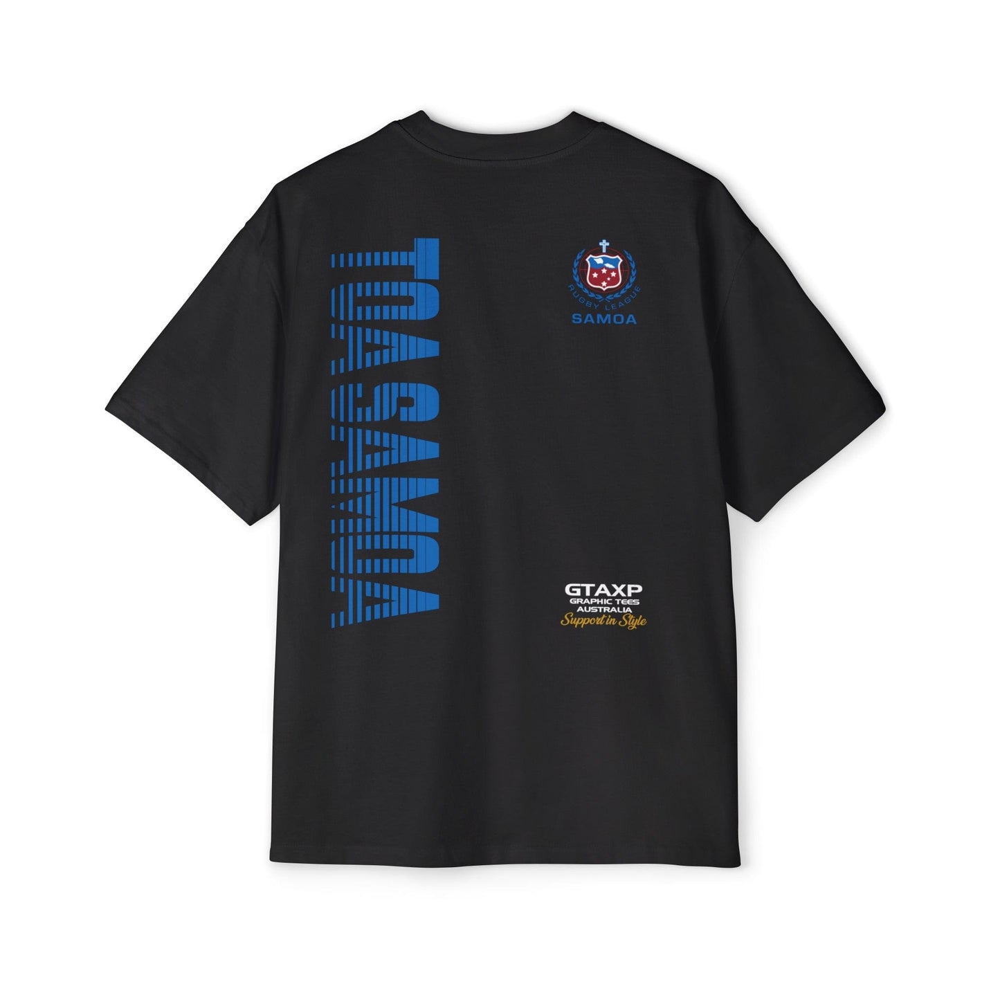 Toa Samoa World Cup Oversized Tee Graphic Tees Australia Graphic T-Shirt Australia -  Cool Graphic T-Shirts Online -  Toa Samoa World Cup Oversized Tee | Samoa Rugby League T-Shirts