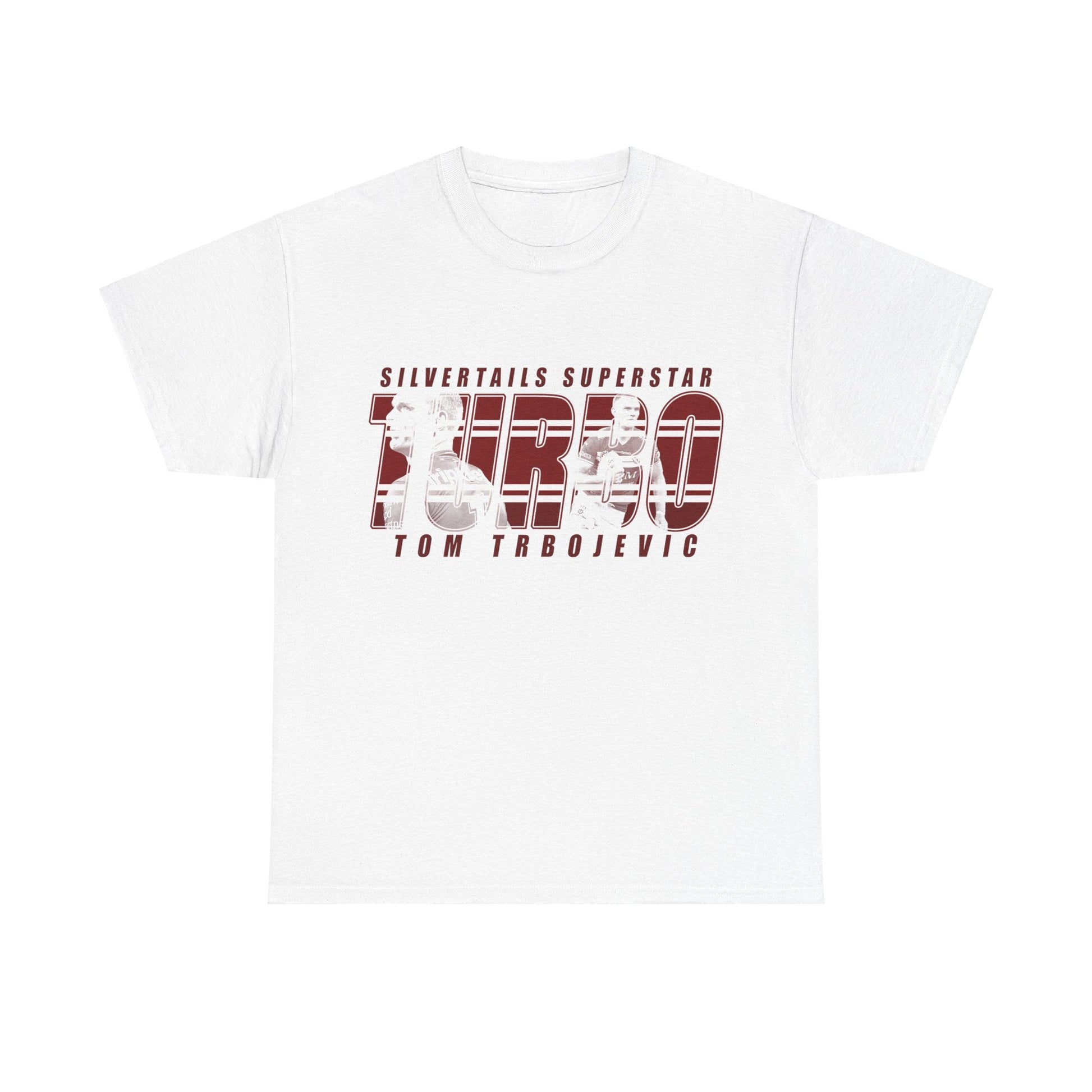 Tom Trbojevic TURBO Graphic Tee Graphic Tees Australia Graphic T-Shirt Australia -  Cool Graphic T-Shirts Online -  Tom Trbojevic TURBO T-Shirt | Manly Sea Eagles Merchandise