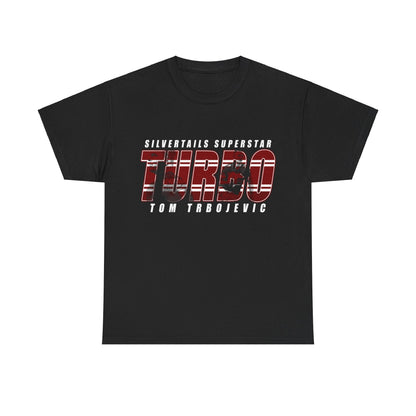 Tom Trbojevic TURBO Graphic Tee Graphic Tees Australia Graphic T-Shirt Australia -  Cool Graphic T-Shirts Online -  Tom Trbojevic TURBO T-Shirt | Manly Sea Eagles Merchandise