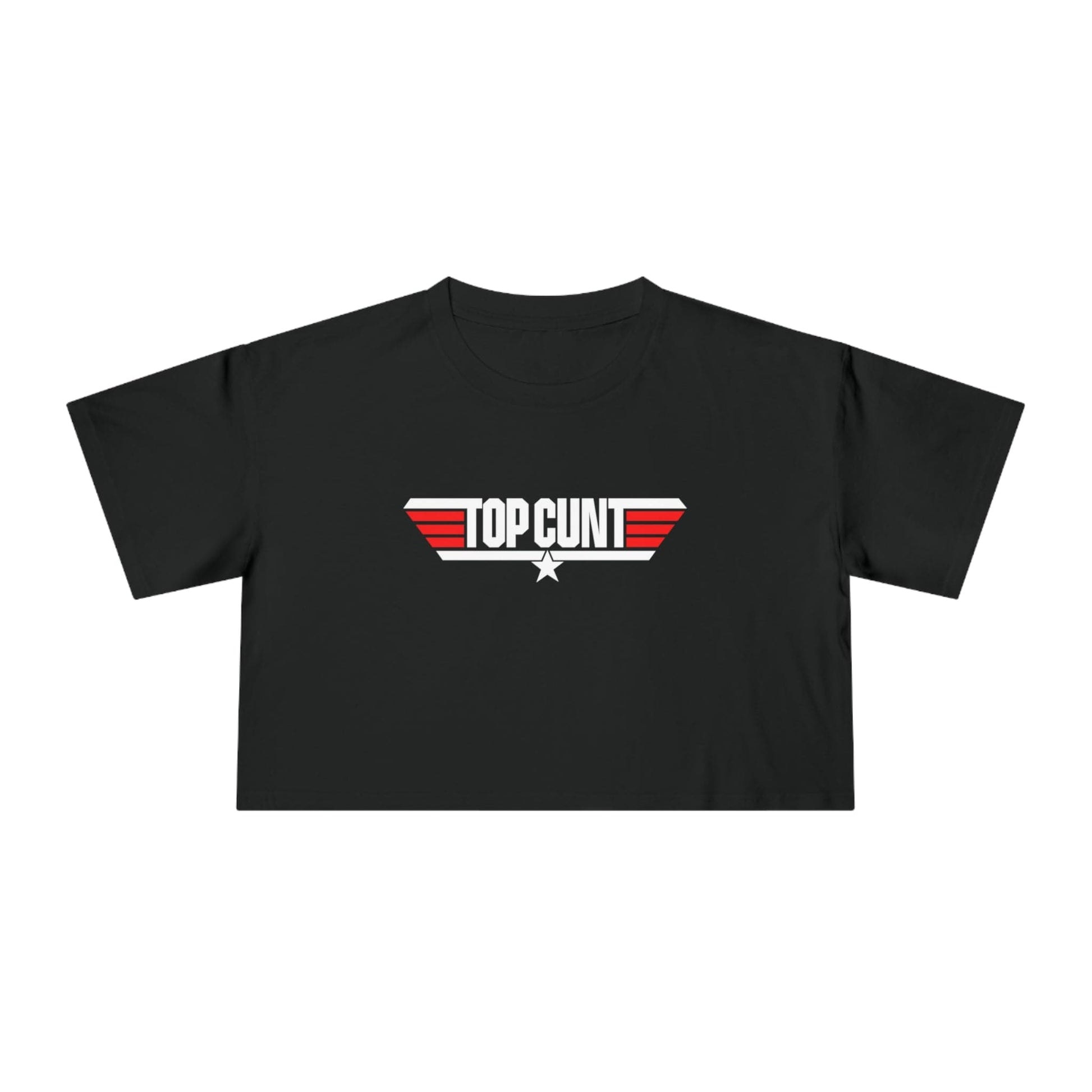 Top Cunt Crop Tee Graphic Tees Australia Graphic T-Shirt Australia -  Cool Graphic T-Shirts Online - 