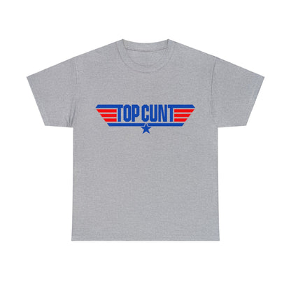 Top Cunt Graphic Tee Graphic Tees Australia Sport Grey / S Graphic T-Shirt Australia -  Cool Graphic T-Shirts Online - 