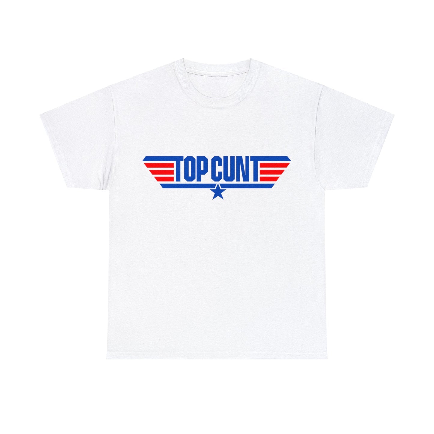 Top Cunt Graphic Tee Graphic Tees Australia White / S Graphic T-Shirt Australia -  Cool Graphic T-Shirts Online - 