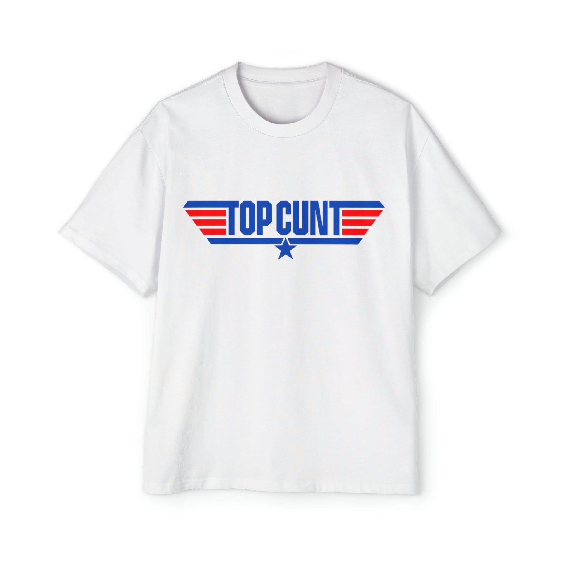 Top Cunt Oversized Tee Graphic Tees Australia White / S Graphic T-Shirt Australia -  Cool Graphic T-Shirts Online -  Top Cunt Oversized Tee | 80's Graphic Tees Australia