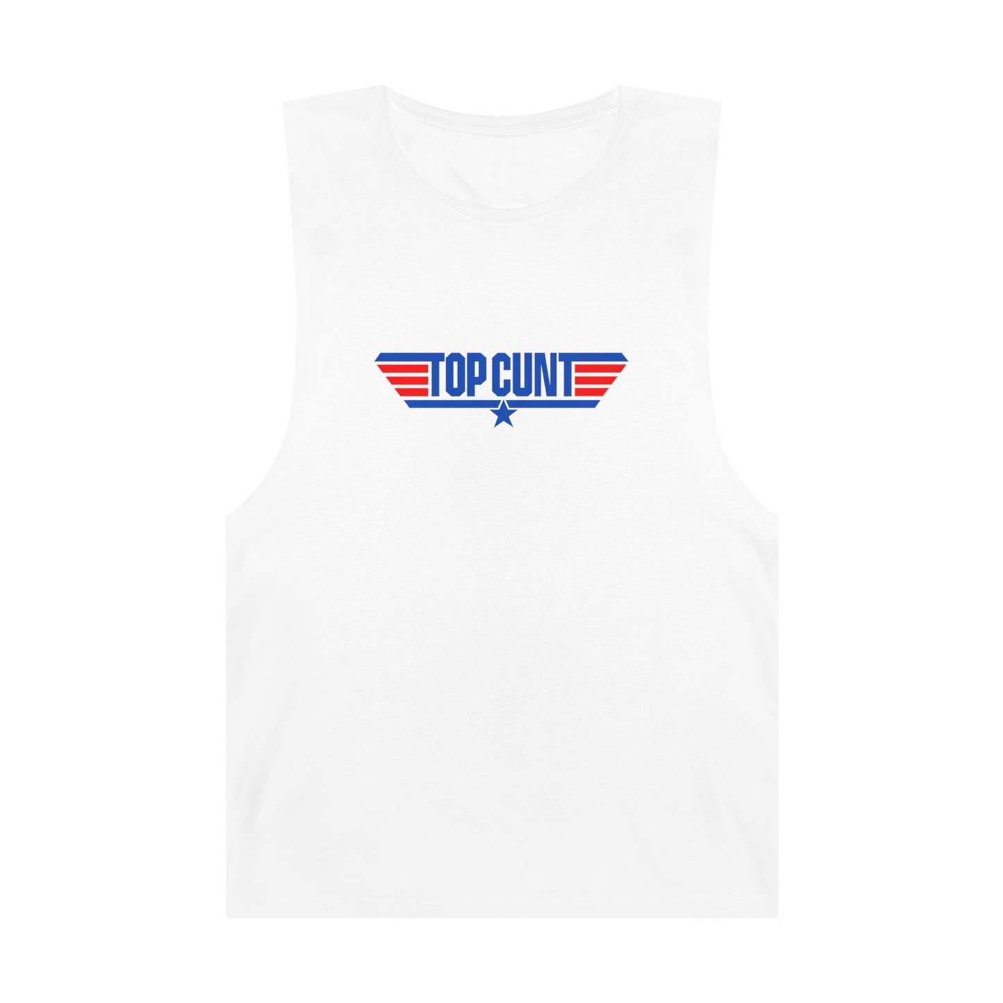 Top Cunt Tank Top Graphic Tees Australia White / XS Graphic T-Shirt Australia -  Cool Graphic T-Shirts Online - 