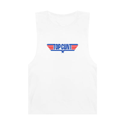 Top Cunt Tank Top Graphic Tees Australia White / XS Graphic T-Shirt Australia -  Cool Graphic T-Shirts Online - 