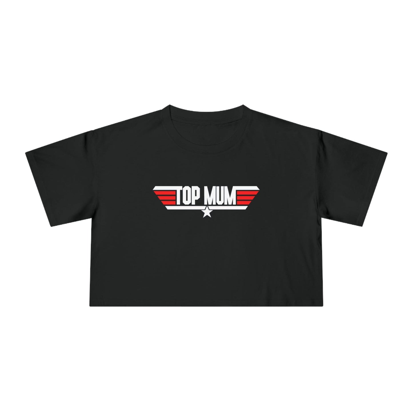 Top Mum Crop Tee Graphic Tees Australia Graphic T-Shirt Australia -  Cool Graphic T-Shirts Online -  Top Mum Crop Tee | Womens Graphic T-Shirts