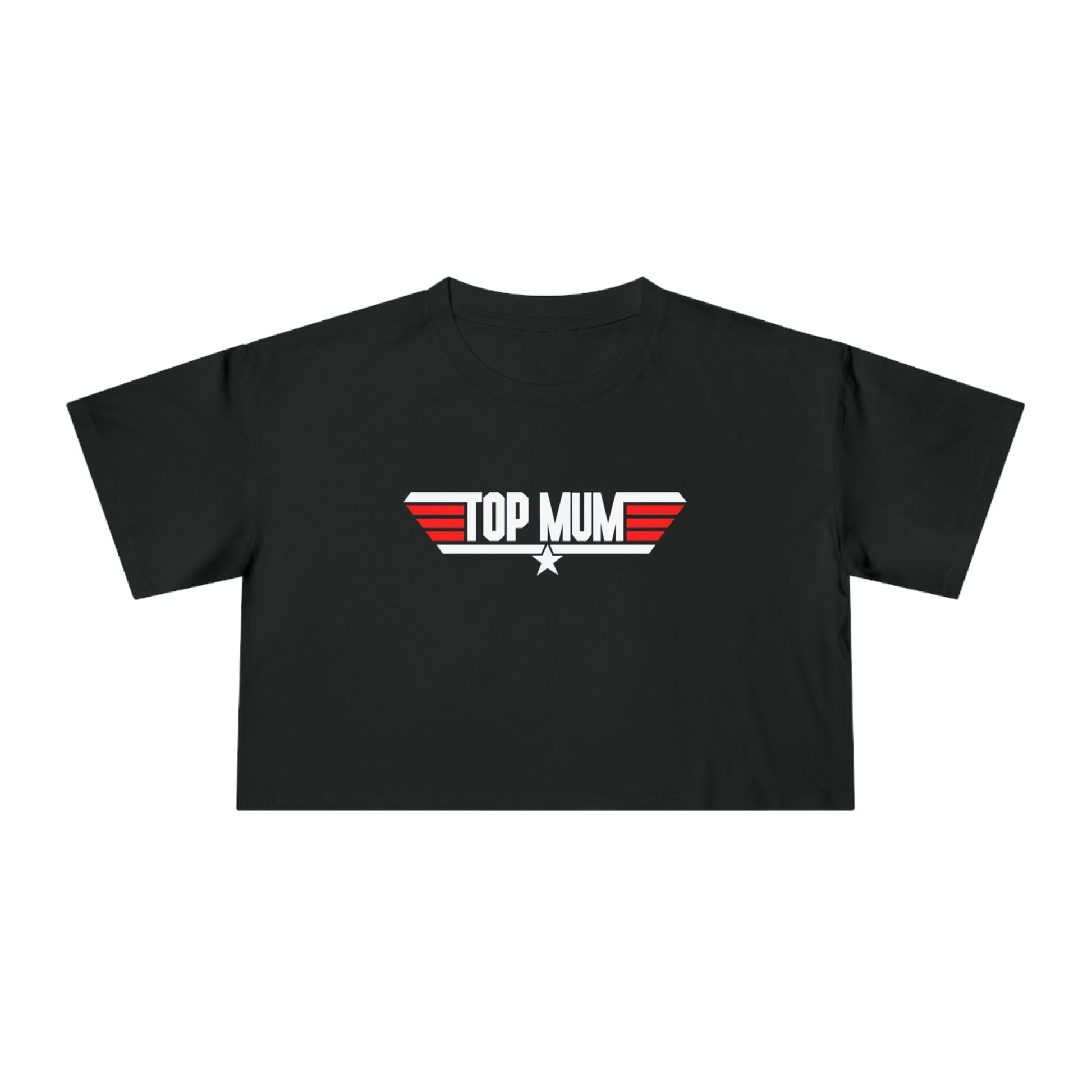 Top Mum Crop Tee Graphic Tees Australia Graphic T-Shirt Australia -  Cool Graphic T-Shirts Online -  Top Mum Crop Tee | Womens Graphic T-Shirts