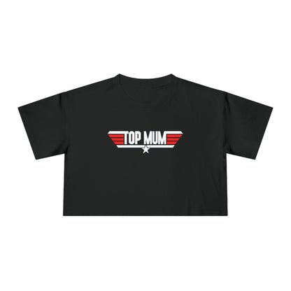 Top Mum Crop Tee Graphic Tees Australia Graphic T-Shirt Australia -  Cool Graphic T-Shirts Online -  Top Mum Crop Tee | Womens Graphic T-Shirts