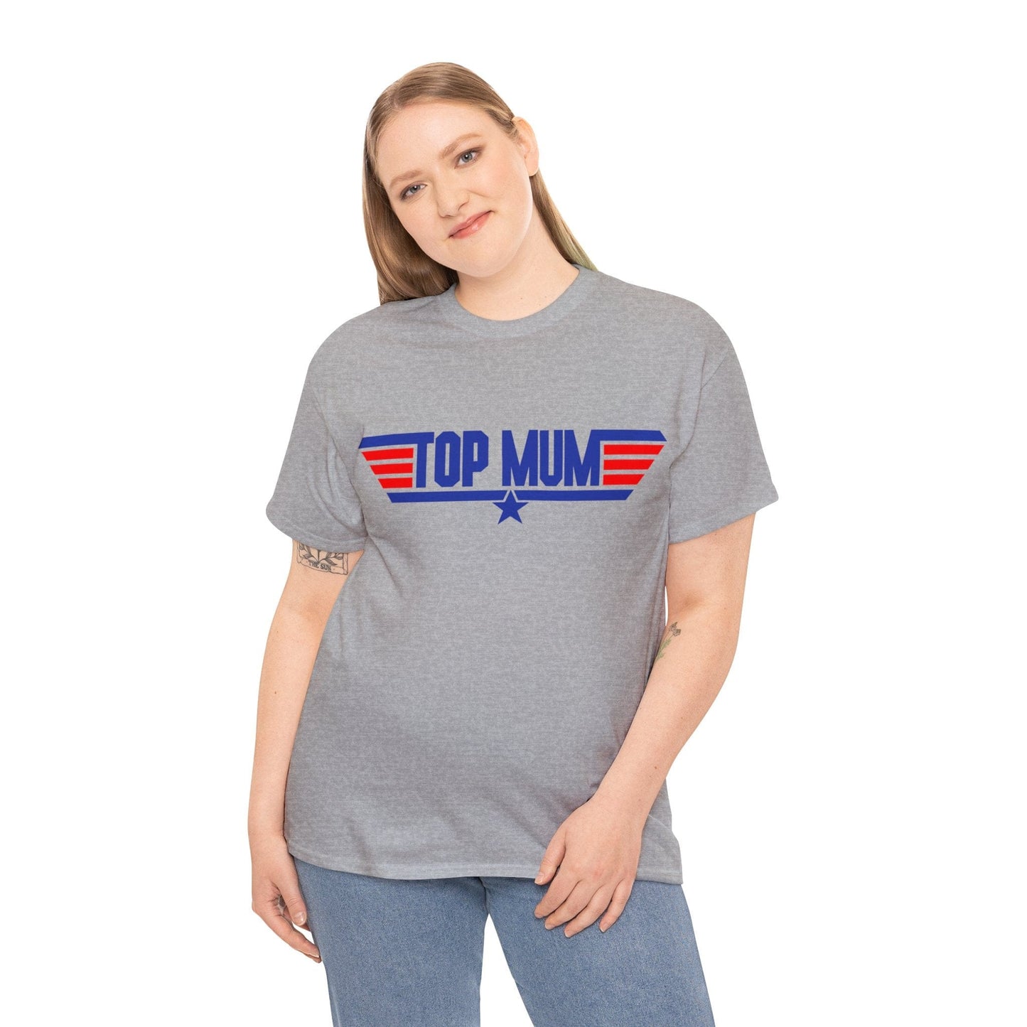 Top Mum Graphic Tee Graphic Tees Australia Graphic T-Shirt Australia -  Cool Graphic T-Shirts Online -  Top Mum T-Shirt | Funny Vintage 80's Graphic Tees Australia