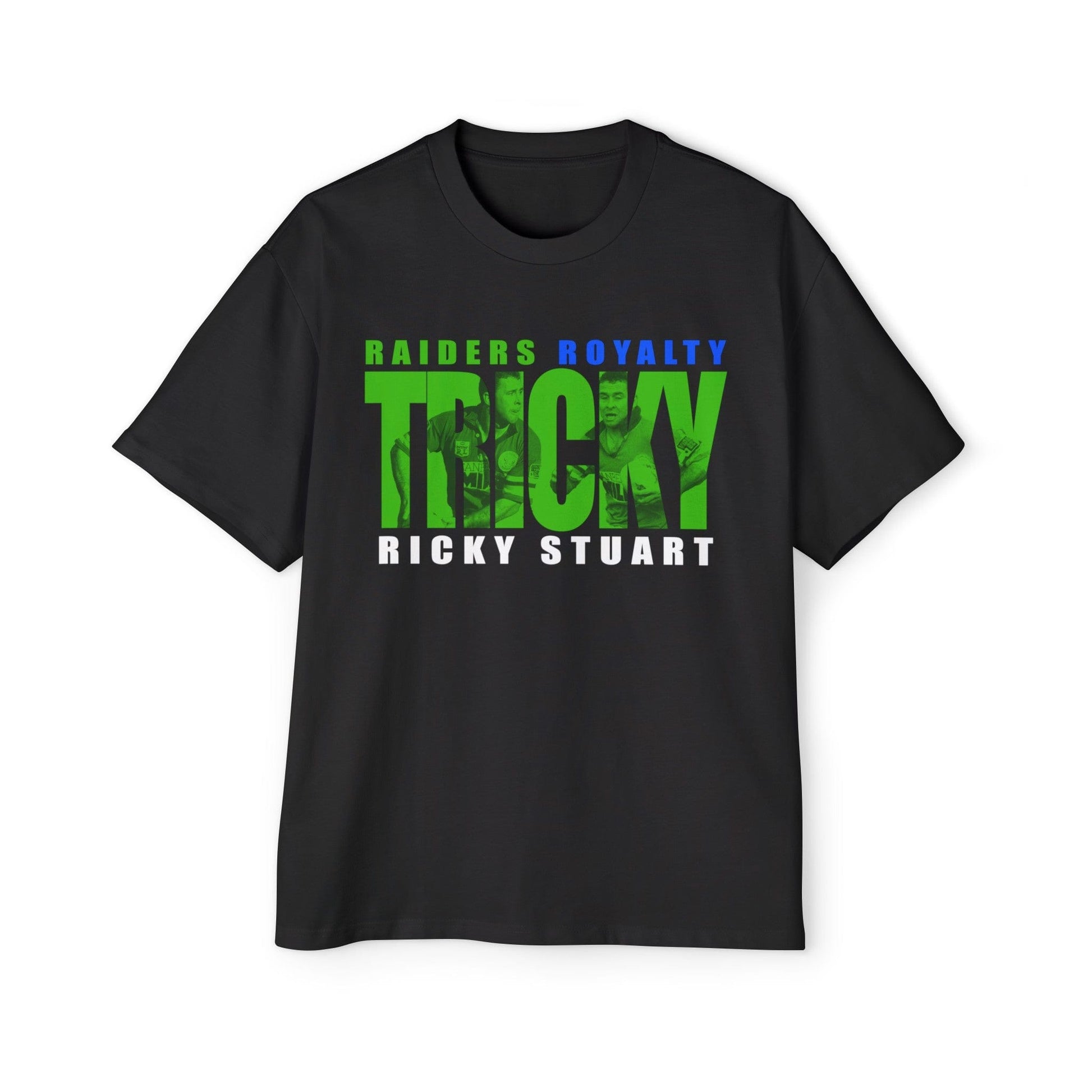 Tricky Ricky Stuart Oversized Tee Graphic Tees Australia Graphic T-Shirt Australia -  Cool Graphic T-Shirts Online - 