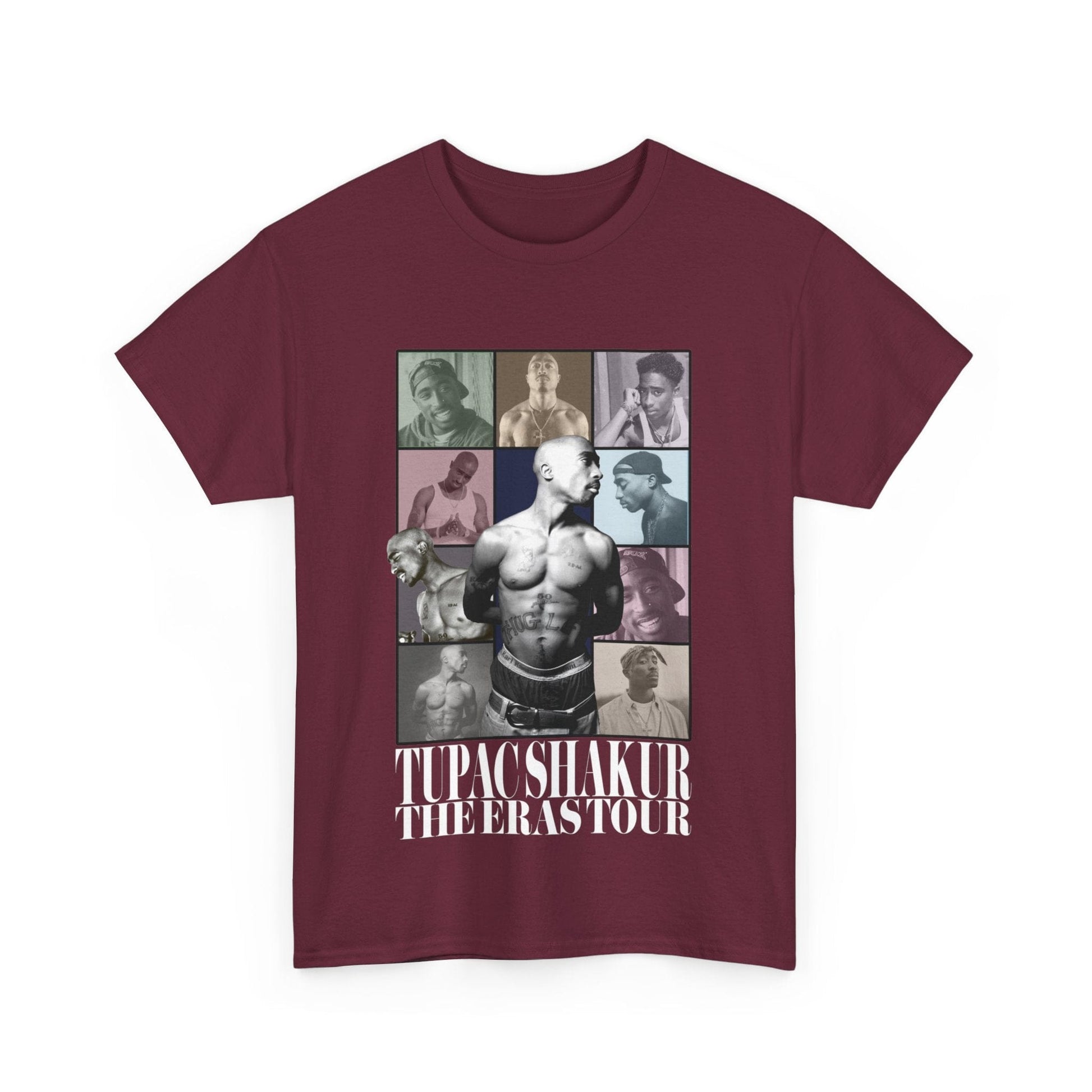 Tupac Shakur Eras Tour Graphic Tee Graphic Tees Australia Graphic T-Shirt Australia -  Cool Graphic T-Shirts Online -  Tupac Shakur Eras Tour T-Shirt | 2 Pac Graphic Tee