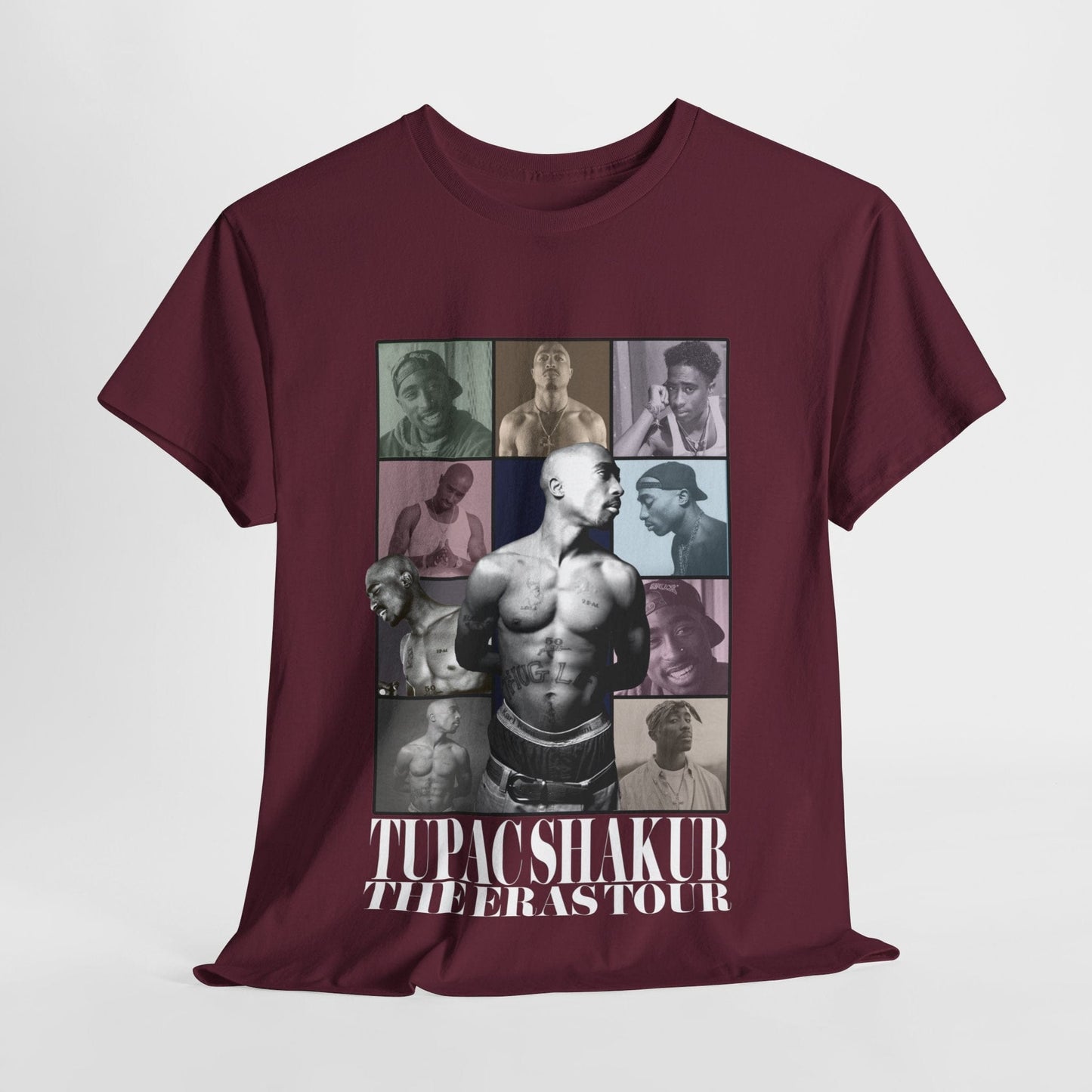 Tupac Shakur Eras Tour Graphic Tee Graphic Tees Australia Graphic T-Shirt Australia -  Cool Graphic T-Shirts Online -  Tupac Shakur Eras Tour T-Shirt | 2 Pac Graphic Tee