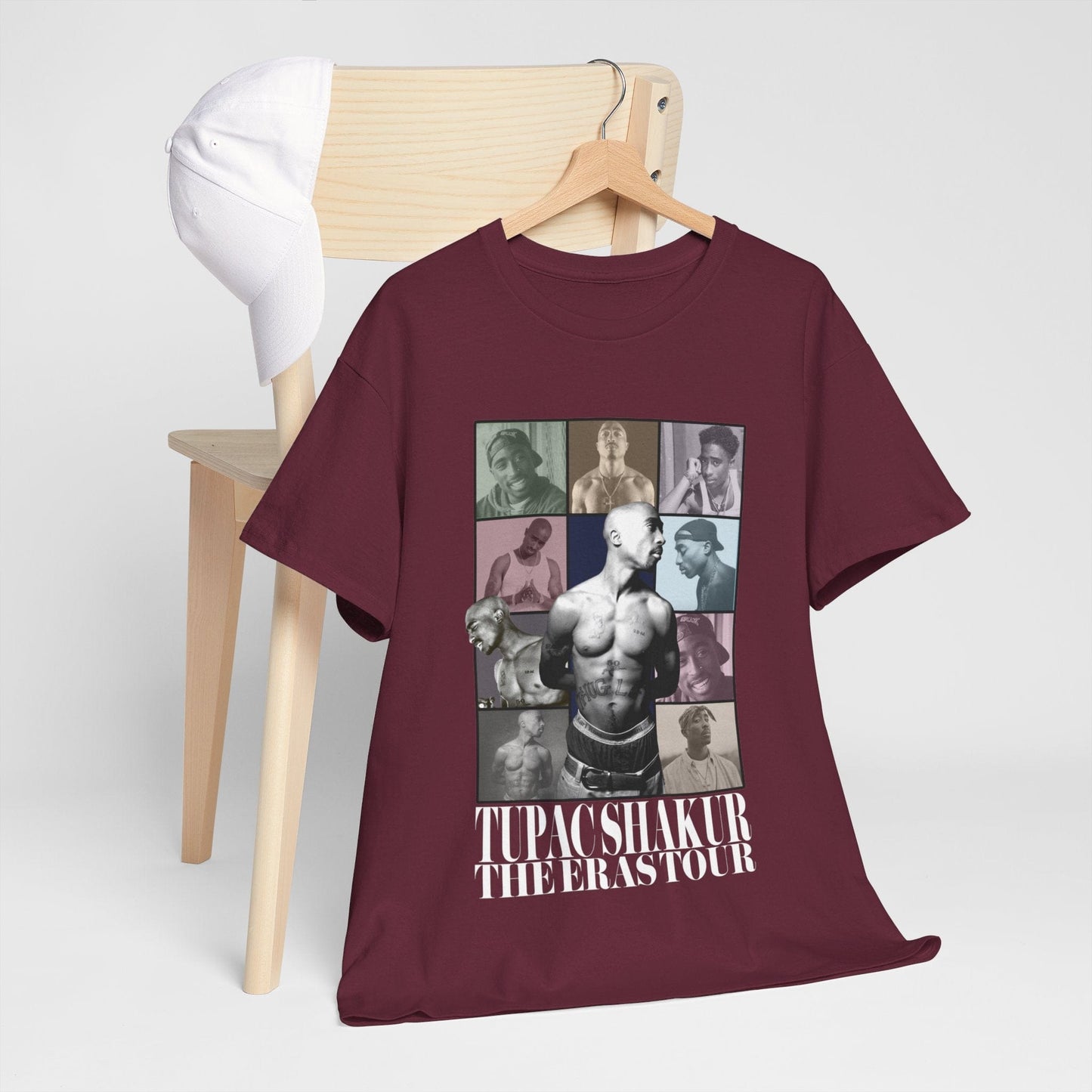 Tupac Shakur Eras Tour Graphic Tee Graphic Tees Australia Graphic T-Shirt Australia -  Cool Graphic T-Shirts Online -  Tupac Shakur Eras Tour T-Shirt | 2 Pac Graphic Tee