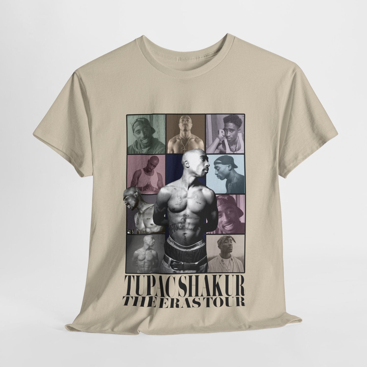 Tupac Shakur Eras Tour Graphic Tee Graphic Tees Australia Graphic T-Shirt Australia -  Cool Graphic T-Shirts Online -  Tupac Shakur Eras Tour T-Shirt | 2 Pac Graphic Tee