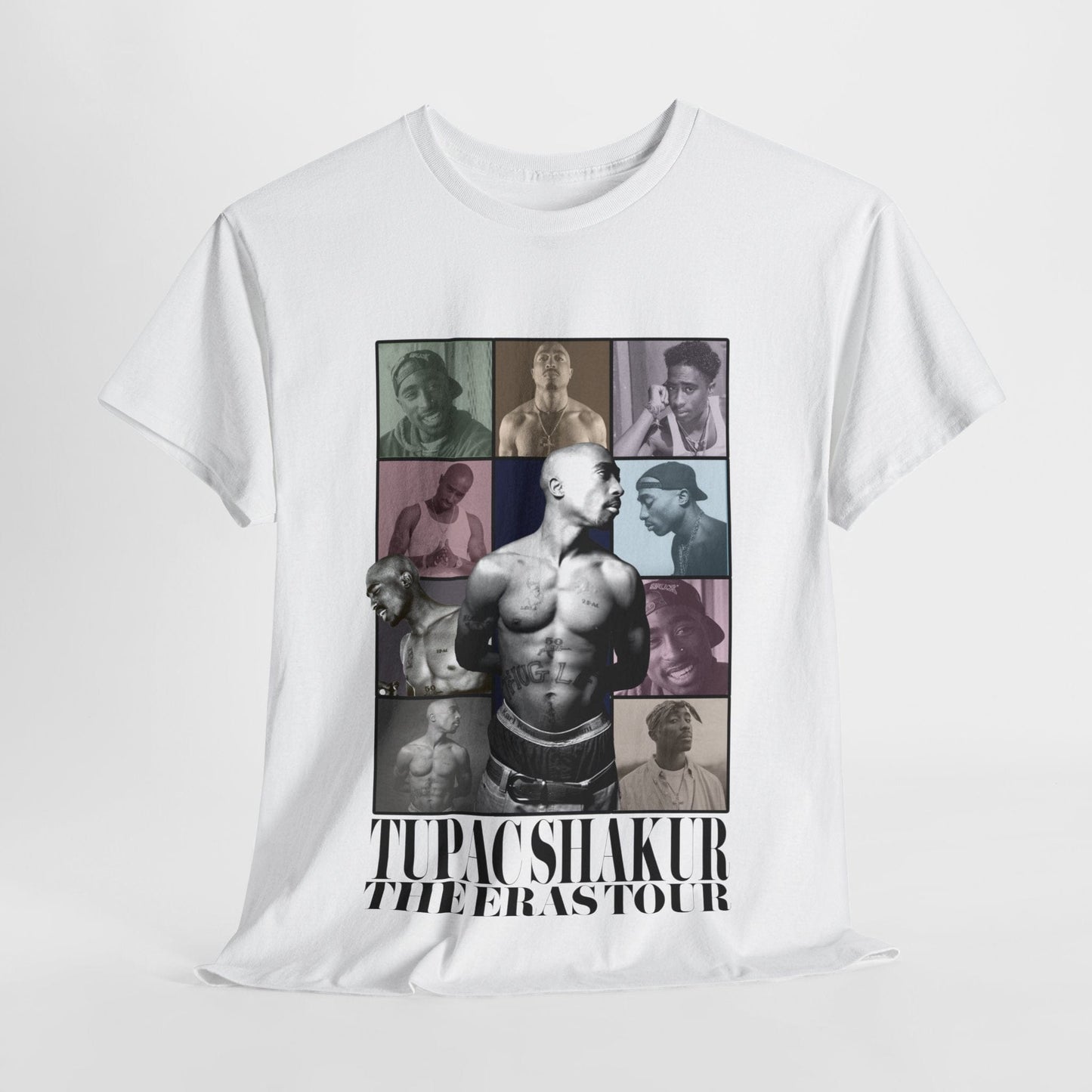 Tupac Shakur Eras Tour Graphic Tee Graphic Tees Australia Graphic T-Shirt Australia -  Cool Graphic T-Shirts Online -  Tupac Shakur Eras Tour T-Shirt | 2 Pac Graphic Tee