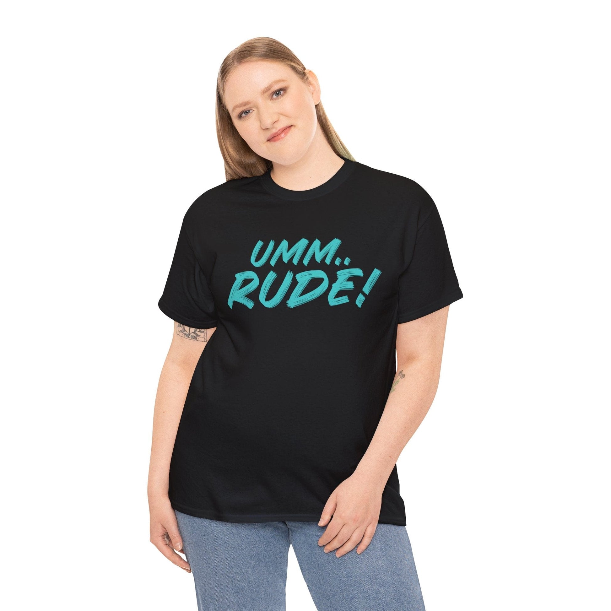 Umm...Rude! Graphic Tee Graphic Tees Australia Graphic T-Shirt Australia -  Cool Graphic T-Shirts Online -  Umm...Rude! T-Shirt | Funny Graphic Tees Australia