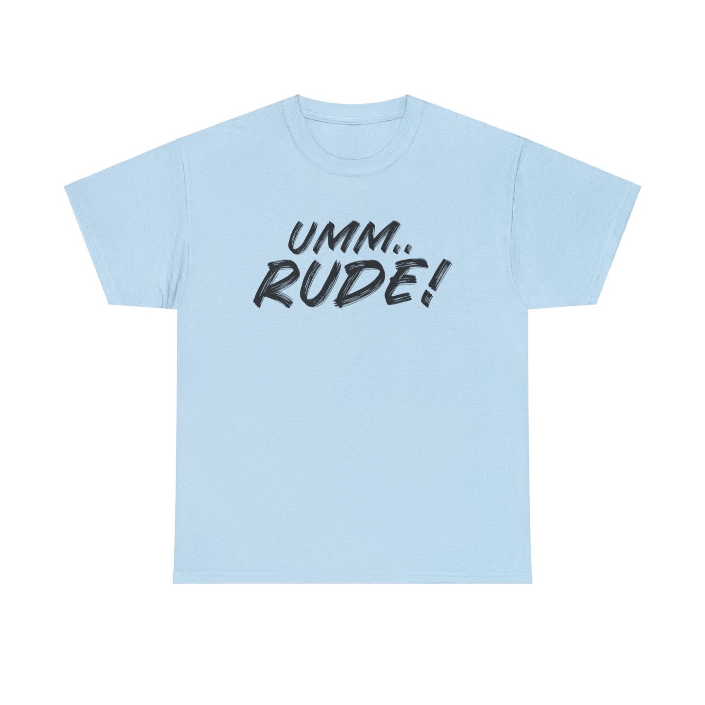 Umm...Rude! Graphic Tee Graphic Tees Australia Graphic T-Shirt Australia -  Cool Graphic T-Shirts Online -  Umm...Rude! T-Shirt | Funny Graphic Tees Australia