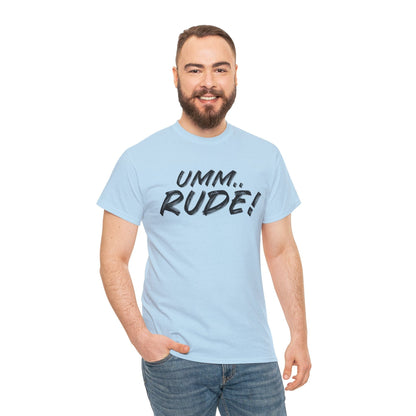 Umm...Rude! Graphic Tee Graphic Tees Australia Graphic T-Shirt Australia -  Cool Graphic T-Shirts Online -  Umm...Rude! T-Shirt | Funny Graphic Tees Australia