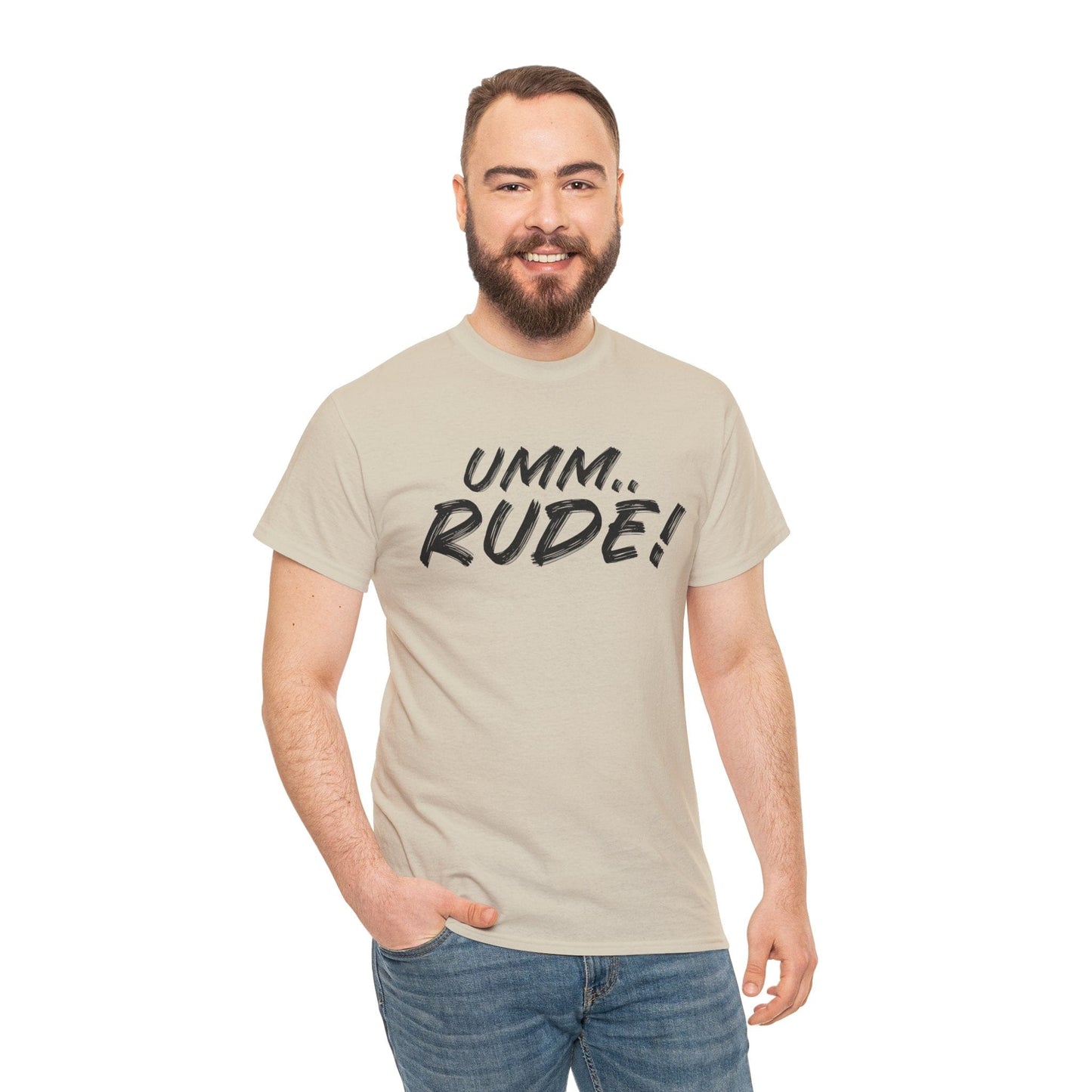 Umm...Rude! Graphic Tee Graphic Tees Australia Graphic T-Shirt Australia -  Cool Graphic T-Shirts Online -  Umm...Rude! T-Shirt | Funny Graphic Tees Australia