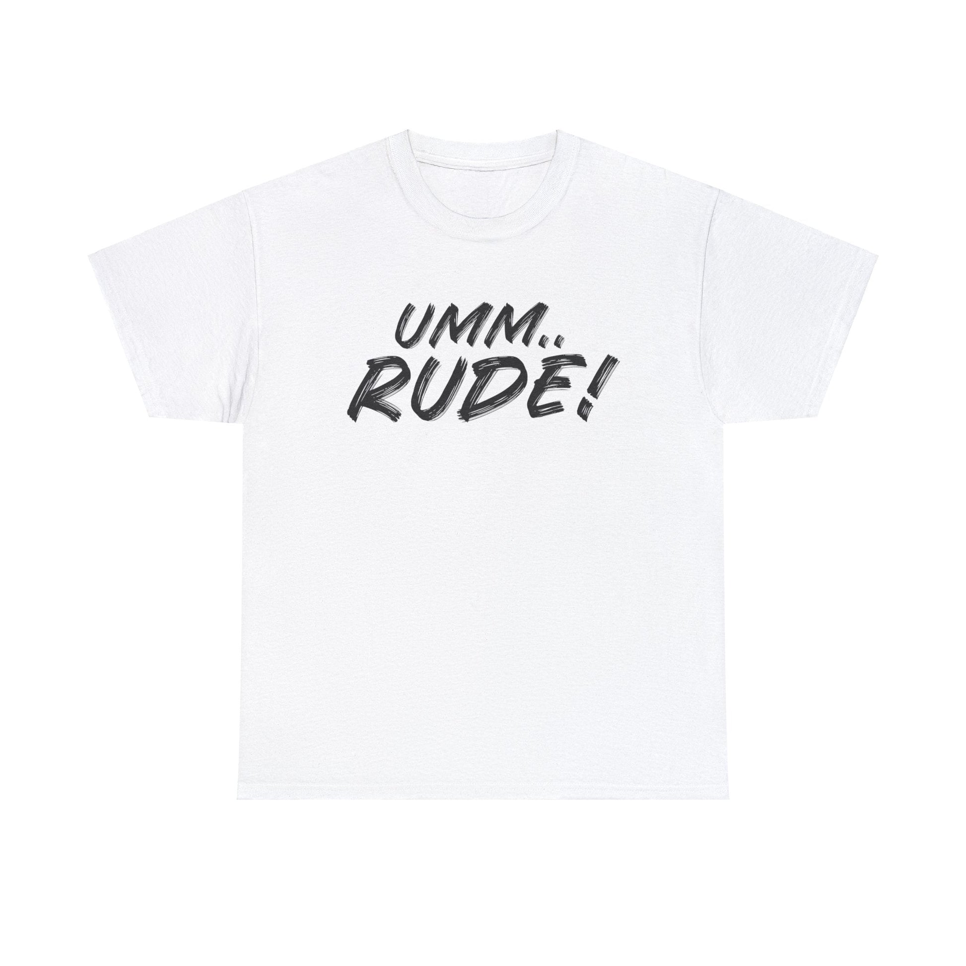 Umm...Rude! Graphic Tee Graphic Tees Australia Graphic T-Shirt Australia -  Cool Graphic T-Shirts Online -  Umm...Rude! T-Shirt | Funny Graphic Tees Australia