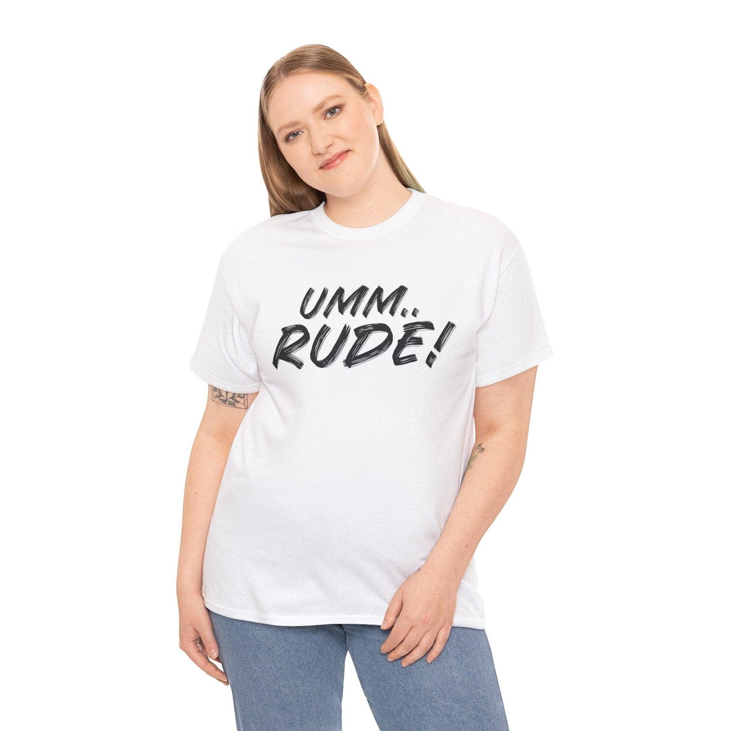 Umm...Rude! Graphic Tee Graphic Tees Australia Graphic T-Shirt Australia -  Cool Graphic T-Shirts Online -  Umm...Rude! T-Shirt | Funny Graphic Tees Australia