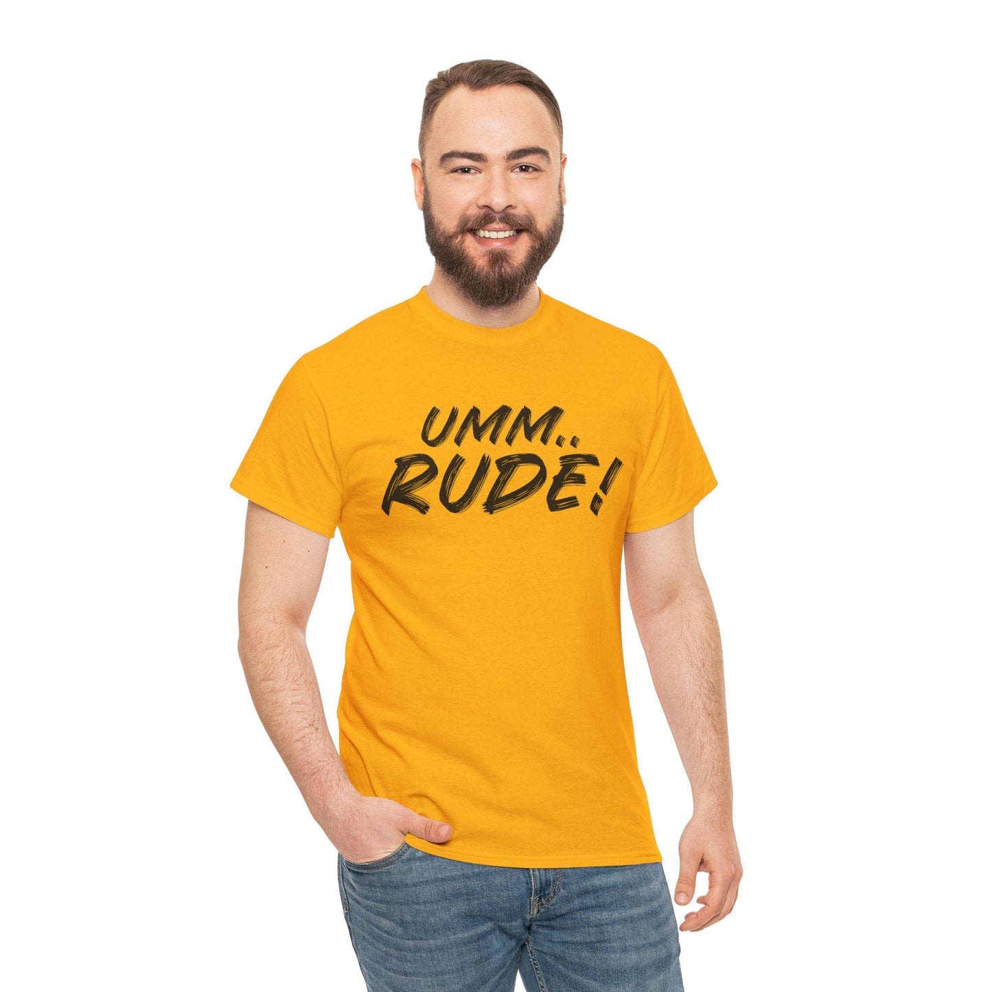 Umm...Rude! Graphic Tee Graphic Tees Australia Graphic T-Shirt Australia -  Cool Graphic T-Shirts Online -  Umm...Rude! T-Shirt | Funny Graphic Tees Australia