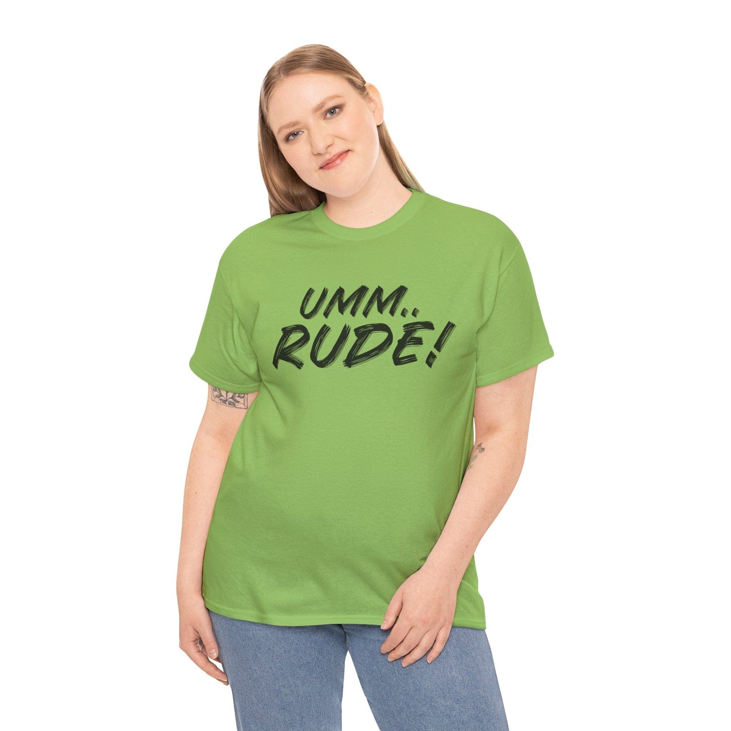 Umm...Rude! Graphic Tee Graphic Tees Australia Graphic T-Shirt Australia -  Cool Graphic T-Shirts Online -  Umm...Rude! T-Shirt | Funny Graphic Tees Australia