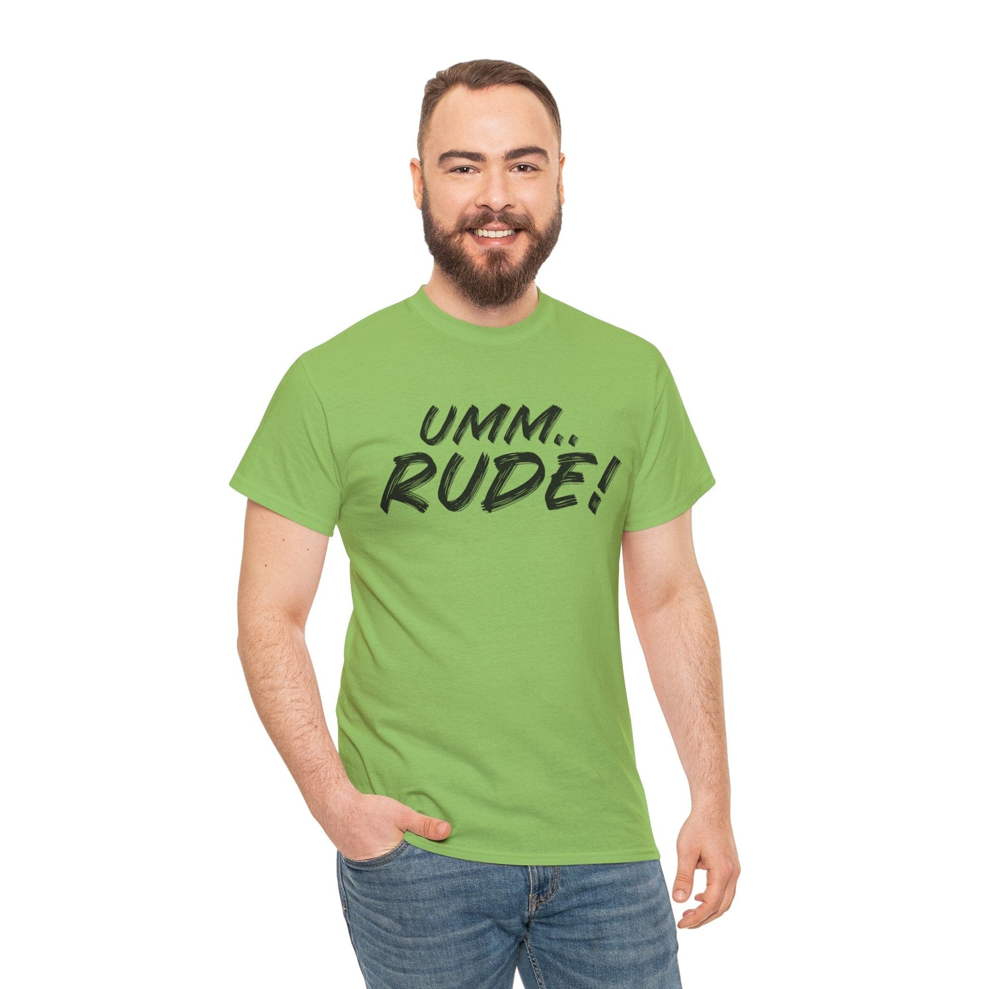 Umm...Rude! Graphic Tee Graphic Tees Australia Graphic T-Shirt Australia -  Cool Graphic T-Shirts Online -  Umm...Rude! T-Shirt | Funny Graphic Tees Australia