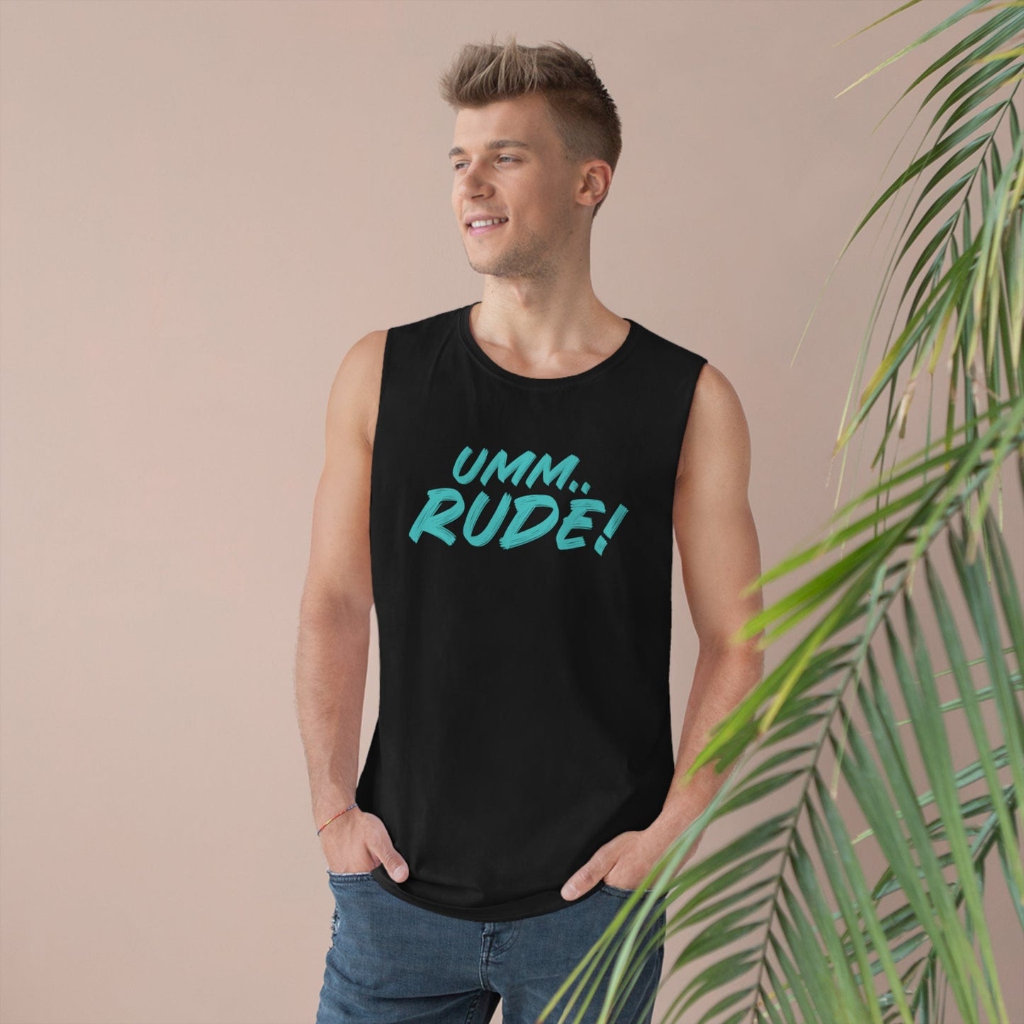 Umm...Rude! Tank Top Graphic Tees Australia Graphic T-Shirt Australia -  Cool Graphic T-Shirts Online -  Umm...Rude! Tank Top | Funny Offensive Tank Tops Australia