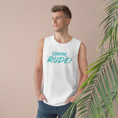 Umm...Rude! Tank Top Graphic Tees Australia Graphic T-Shirt Australia -  Cool Graphic T-Shirts Online -  Umm...Rude! Tank Top | Funny Offensive Tank Tops Australia