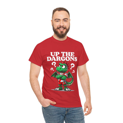 Up The Dargons Graphic Tee Graphic Tees Australia Red / S Graphic T-Shirt Australia -  Cool Graphic T-Shirts Online -  Up The Dargons T-Shirt | League Tees Australia