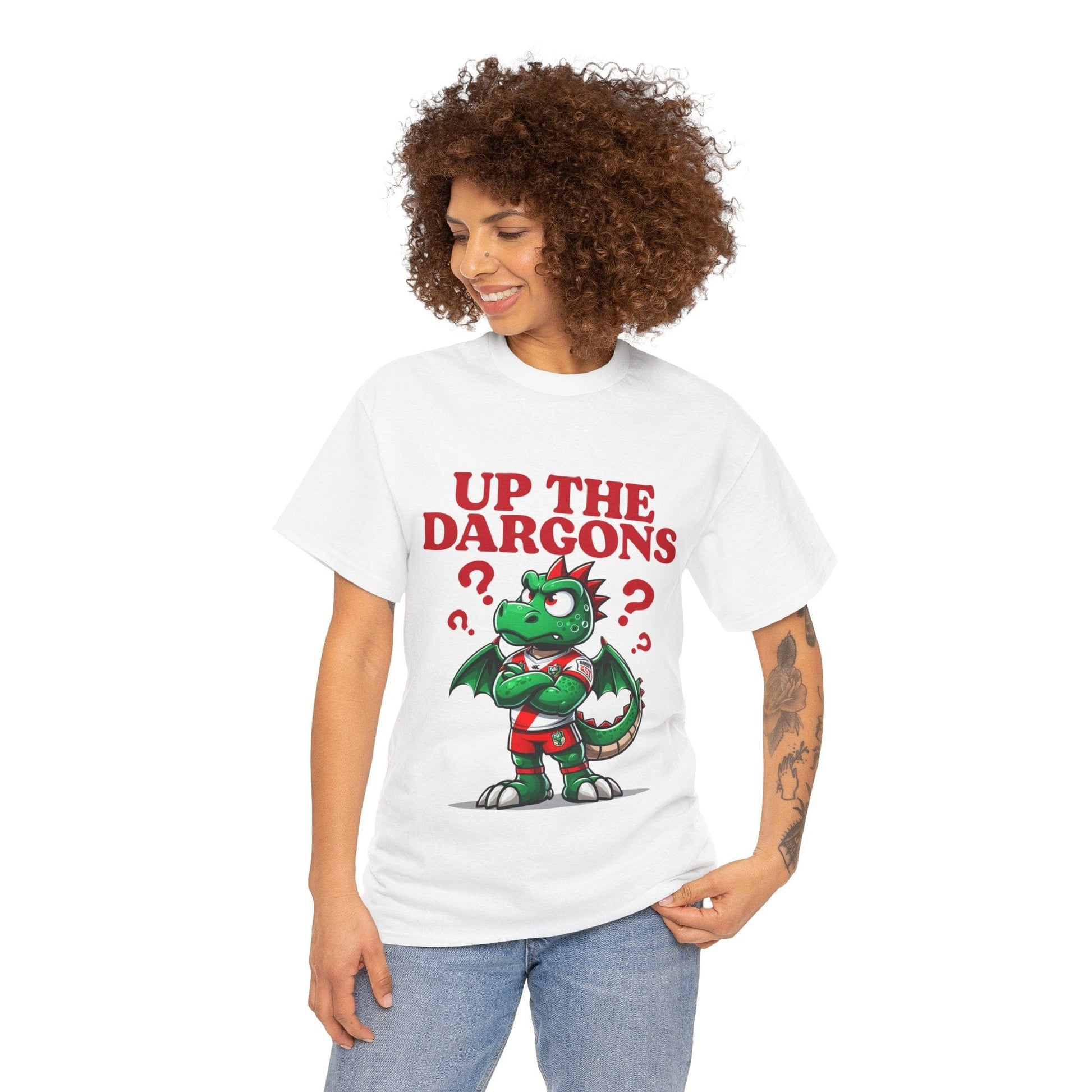 Up The Dargons Graphic Tee Graphic Tees Australia Graphic T-Shirt Australia -  Cool Graphic T-Shirts Online -  Up The Dargons T-Shirt | League Tees Australia