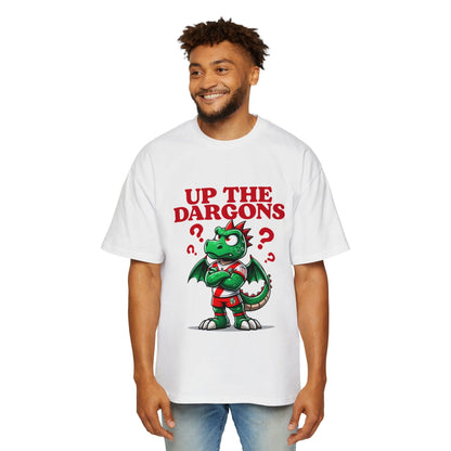 Up The Dargons Oversized Tee Graphic Tees Australia White / S Graphic T-Shirt Australia -  Cool Graphic T-Shirts Online -  Up The Dargons Oversized Tee | League Tees Australia