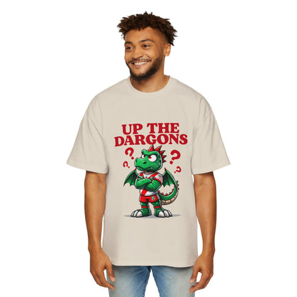 Up The Dargons Oversized Tee Graphic Tees Australia Ecru / S Graphic T-Shirt Australia -  Cool Graphic T-Shirts Online -  Up The Dargons Oversized Tee | League Tees Australia