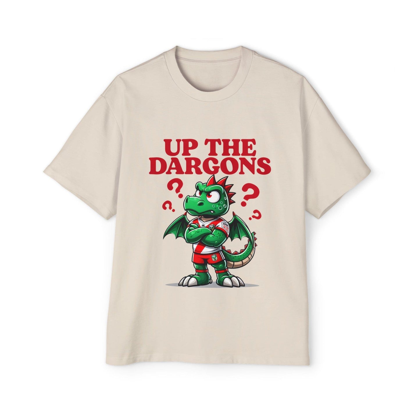 Up The Dargons Oversized Tee Graphic Tees Australia Graphic T-Shirt Australia -  Cool Graphic T-Shirts Online -  Up The Dargons Oversized Tee | League Tees Australia