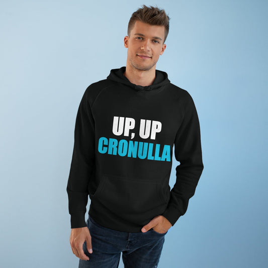 Up Up Cronulla Hoodie Graphic Tees Australia Black / XS Graphic T-Shirt Australia -  Cool Graphic T-Shirts Online -  Up Up Cronulla Hoodie | Cronulla Sharks Hoodie Australia