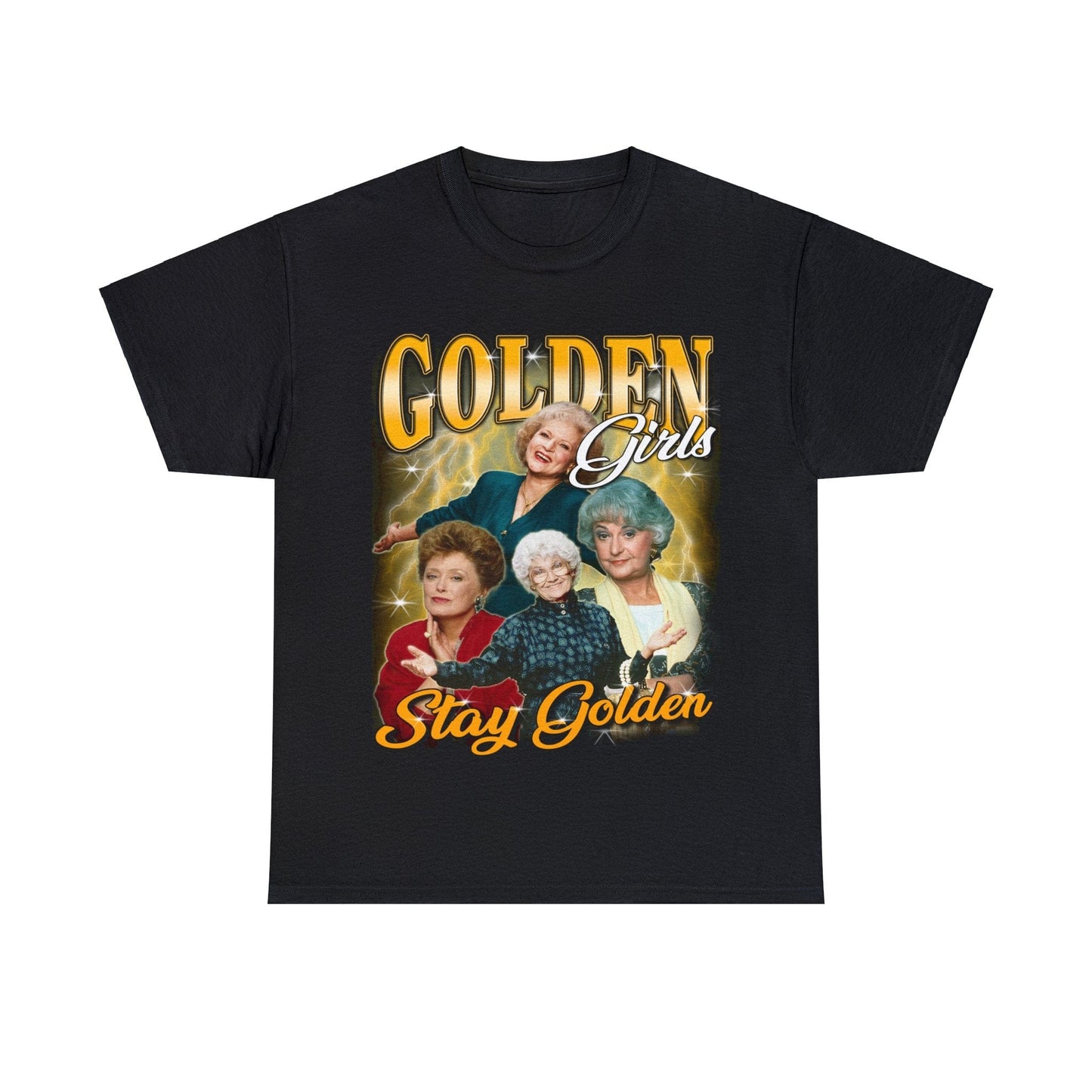 Vintage Golden Girls Graphic Tee Graphic Tees Australia Black / S Graphic T-Shirt Australia -  Cool Graphic T-Shirts Online -  Vintage Golden Girls Graphic Tee | Funny T-Shirt Australia