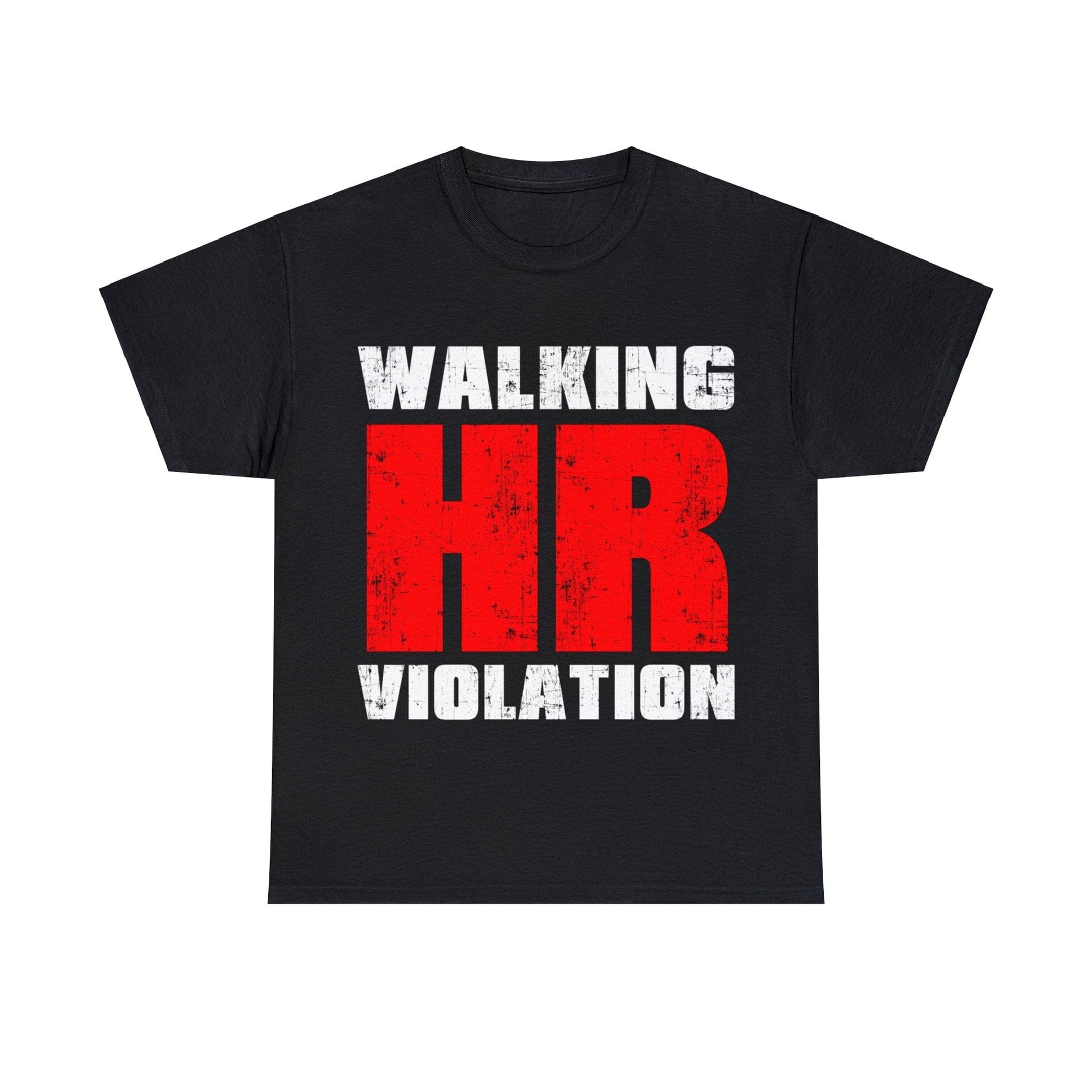 Walking HR Violation Graphic Tee Graphic Tees Australia Black / S Graphic T-Shirt Australia -  Cool Graphic T-Shirts Online -  Walking HR Violation Graphic Tee | Funny T-Shirt Australia