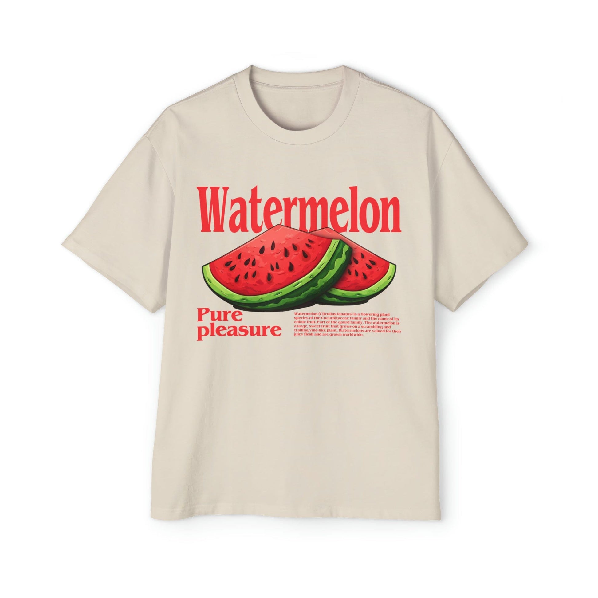 Watermelon Pure Pleasure Oversized Tee Graphic Tees Australia Graphic T-Shirt Australia -  Cool Graphic T-Shirts Online - 