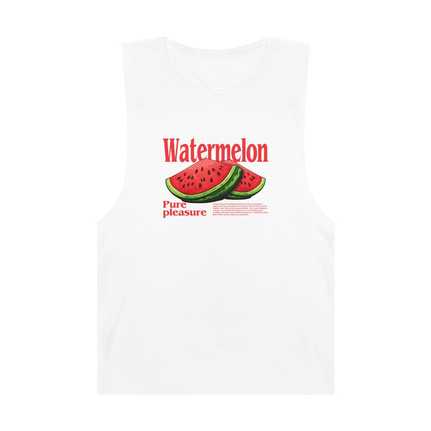 Watermelon Pure Pleasure Tank Top Graphic Tees Australia Graphic T-Shirt Australia -  Cool Graphic T-Shirts Online -  Watermelon Pure Pleasure Tank Top | Tank Tops Online Australia