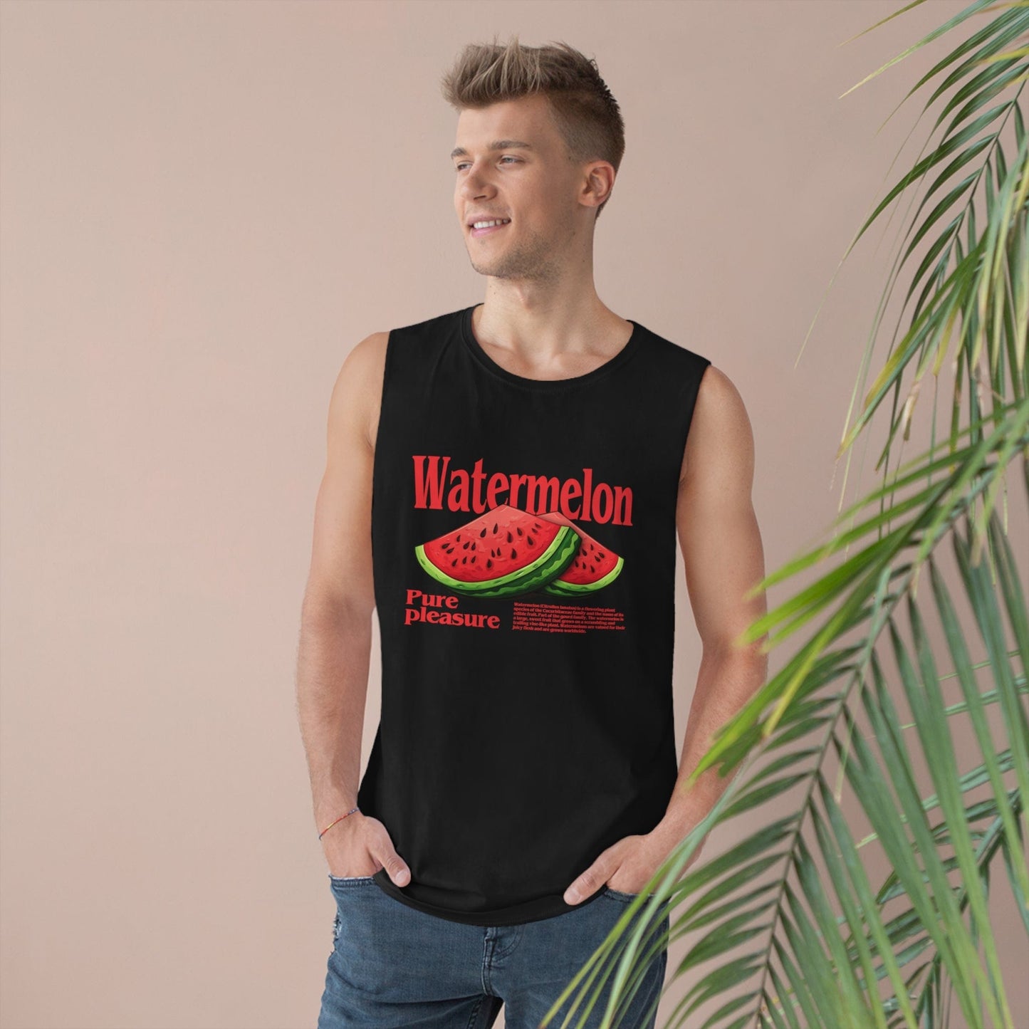 Watermelon Pure Pleasure Tank Top Graphic Tees Australia Graphic T-Shirt Australia -  Cool Graphic T-Shirts Online -  Watermelon Pure Pleasure Tank Top | Tank Tops Online Australia