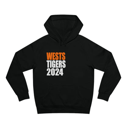 Wests Tigers 2024 Hoodie Graphic Tees Australia Graphic T-Shirt Australia -  Cool Graphic T-Shirts Online -  Wests Tigers 2024 Hoodie | NRL Hoodies Australia